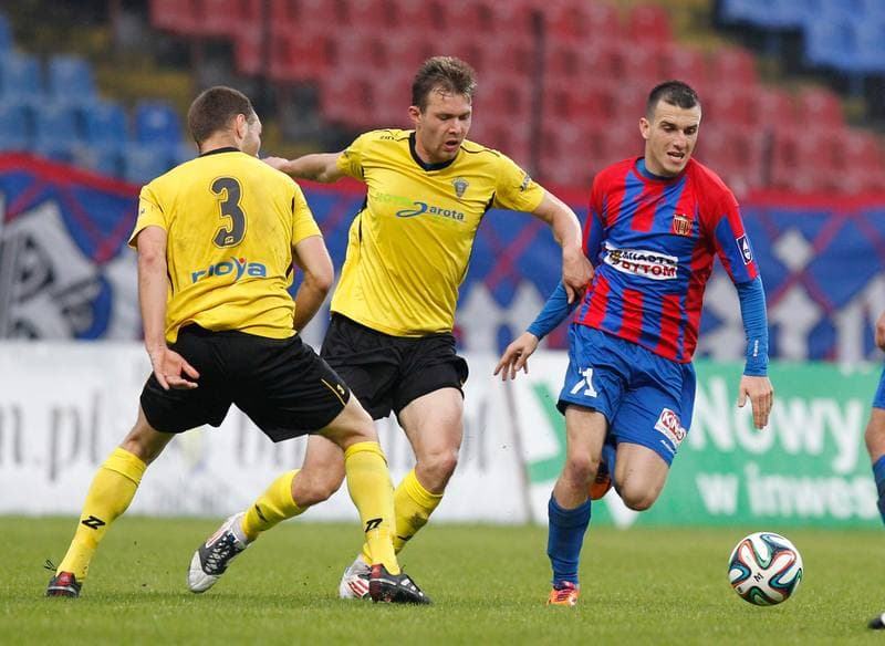 Football. II Liga. Polonia Bytom - Jarota Jarocin. 16.05.2014