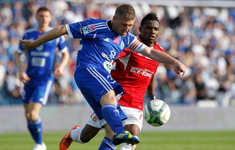 Football. T-Mobile Ekstraklasa. Ruch Chorzow - Wisla Krakow. 19.05.2014