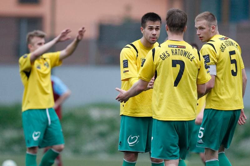 Football. IV Liga. GKS II Katowice - Iskra Pszczyna. 18.04.2014