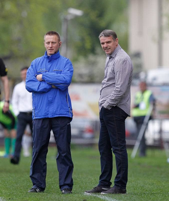 Football. I Liga. Dolcan Zabki - GKS Katowice. 23.04.2014