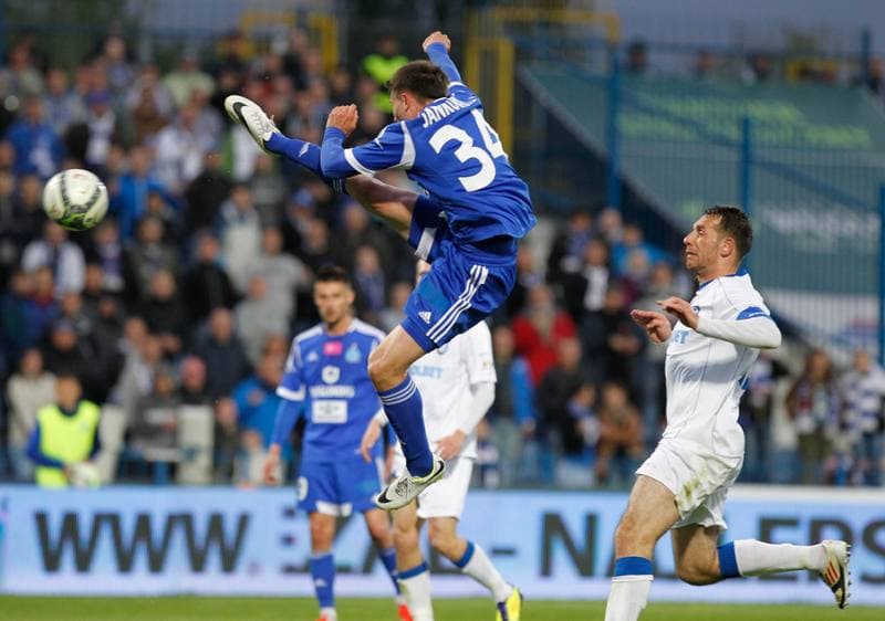 Football. T-Mobile Ekstraklasa. Ruch Chorzow - Zawisza Bydgoszcz. 11.05.2014