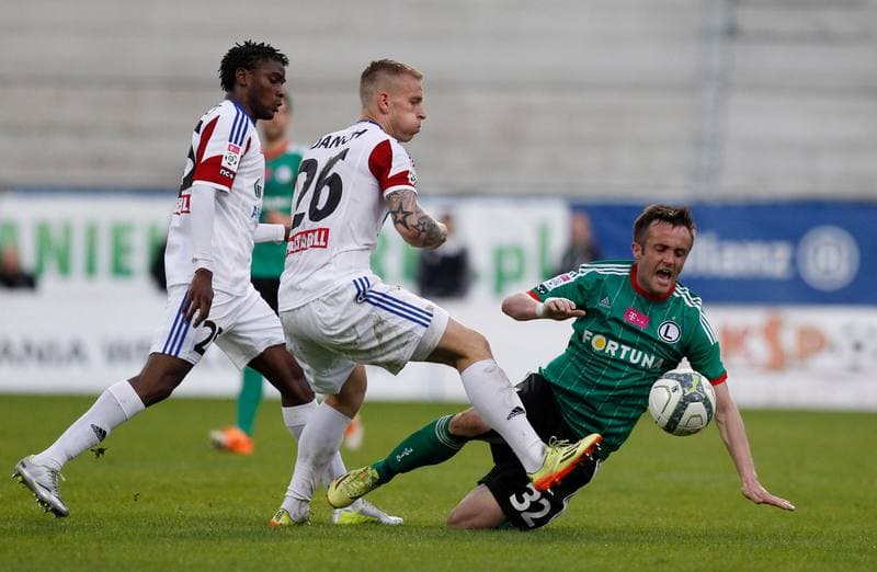 Football. T-Mobile Ekstraklasa. Gornik Zabrze - Legia Warsaw. 18.05.2014