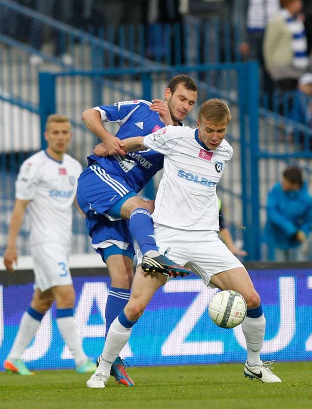 Football. T-Mobile Ekstraklasa. Ruch Chorzow - Zawisza Bydgoszcz. 11.05.2014
