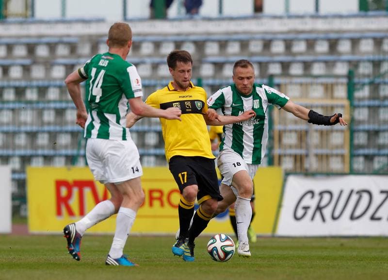 Football. I Liga. Olimpia Grudziadz - GKS Katowice. 17.05.2014
