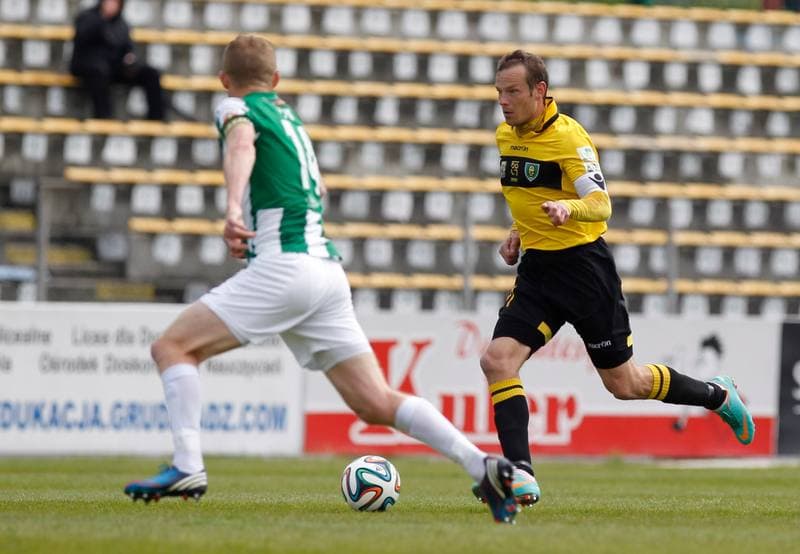 Football. I Liga. Olimpia Grudziadz - GKS Katowice. 17.05.2014