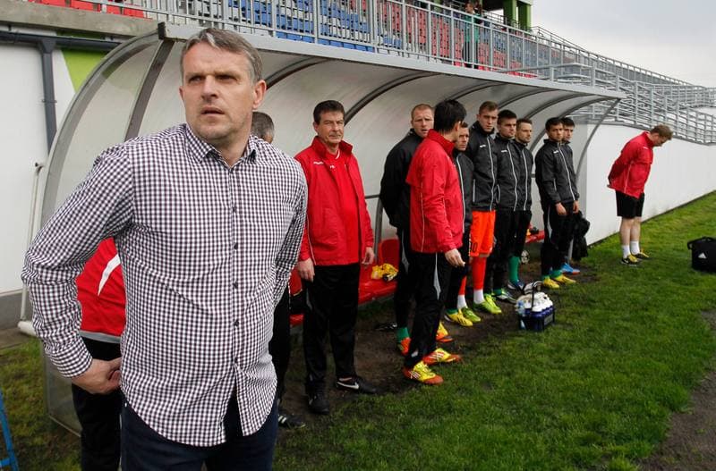 Football. I Liga. Dolcan Zabki - GKS Katowice. 23.04.2014
