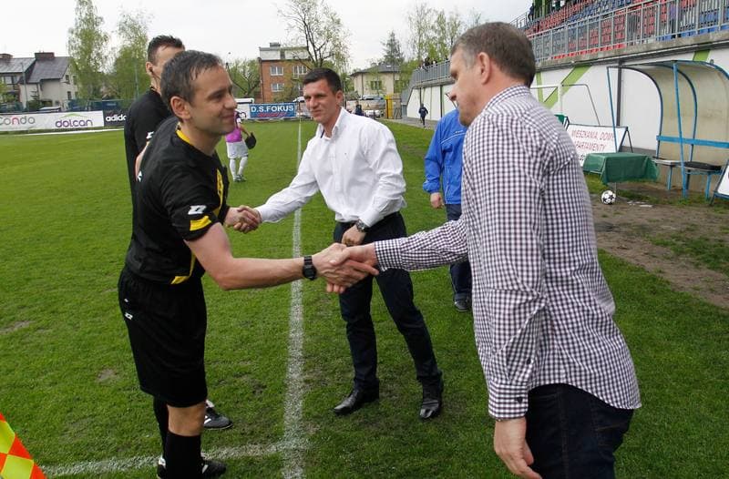 Football. I Liga. Dolcan Zabki - GKS Katowice. 23.04.2014