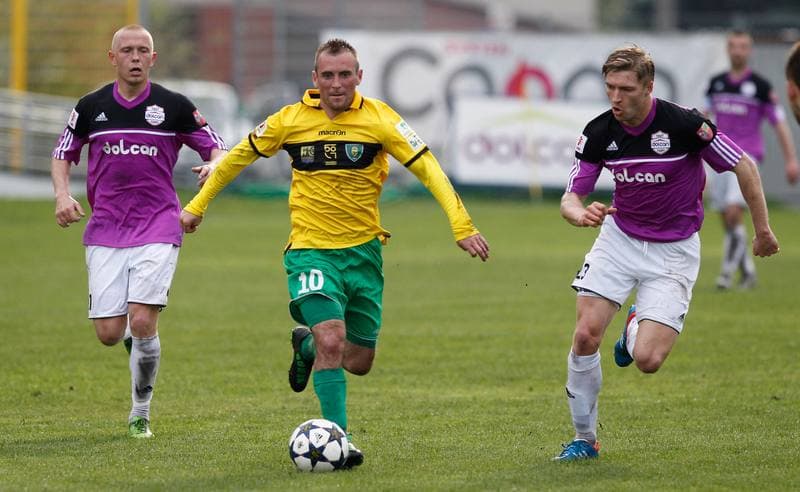 Football. I Liga. Dolcan Zabki - GKS Katowice. 23.04.2014