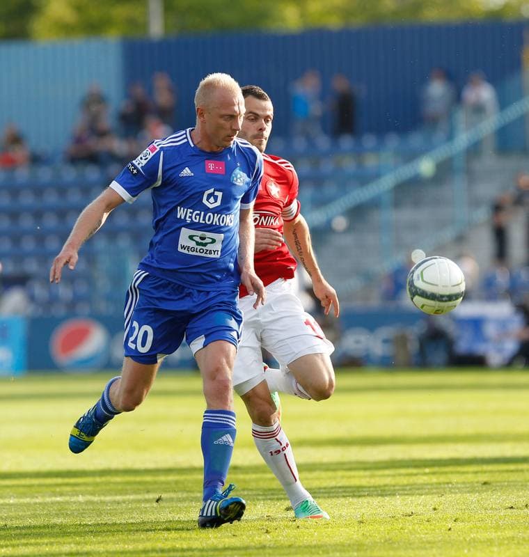 Football. T-Mobile Ekstraklasa. Ruch Chorzow - Wisla Krakow. 19.05.2014