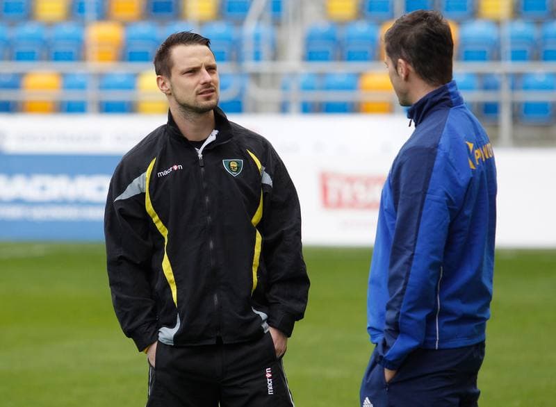 Football. IV Liga. GKS II Katowice - Iskra Pszczyna. 18.04.2014