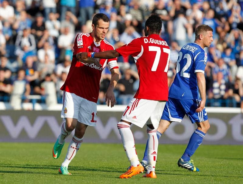 Football. T-Mobile Ekstraklasa. Ruch Chorzow - Wisla Krakow. 19.05.2014