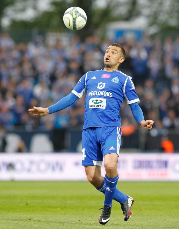Football. T-Mobile Ekstraklasa. Ruch Chorzow - Zawisza Bydgoszcz. 11.05.2014