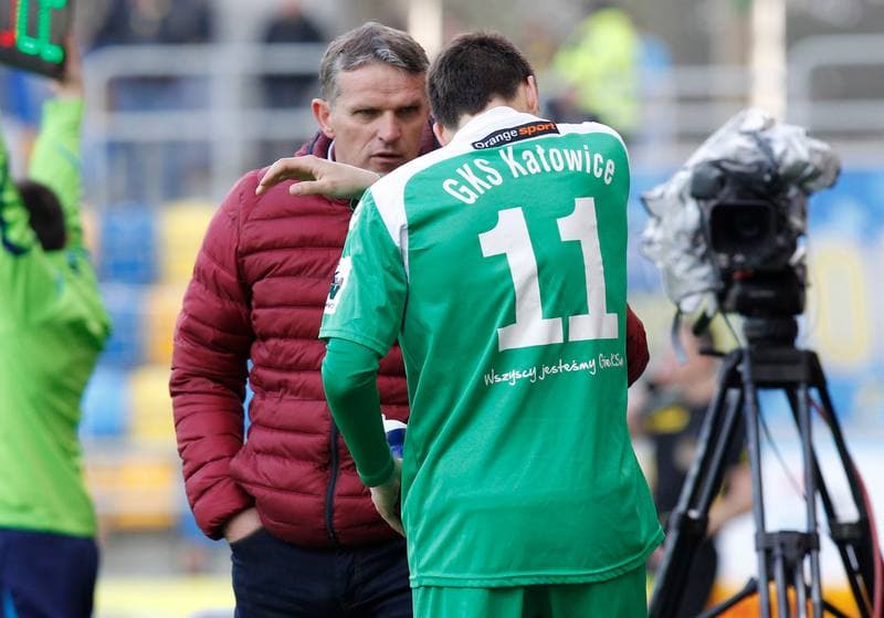 Football. IV Liga. GKS II Katowice - Iskra Pszczyna. 18.04.2014