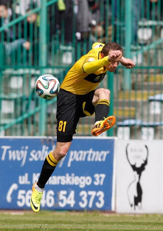 Football. I Liga. Olimpia Grudziadz - GKS Katowice. 17.05.2014