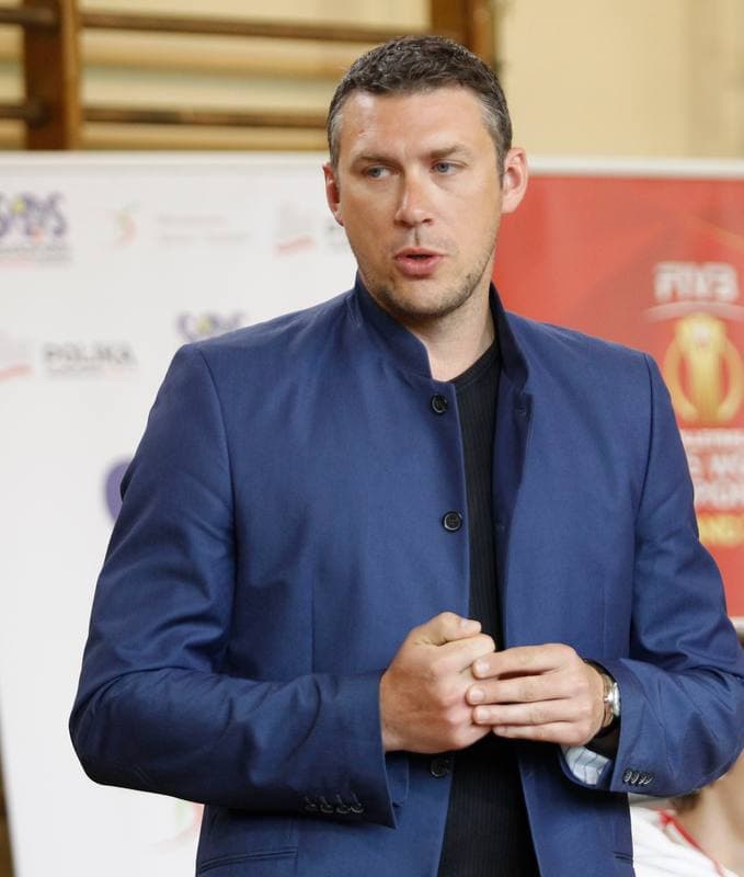 Volleyball. Promotion of World Championship. Meeting with Marcin Prus. 12.05.2014