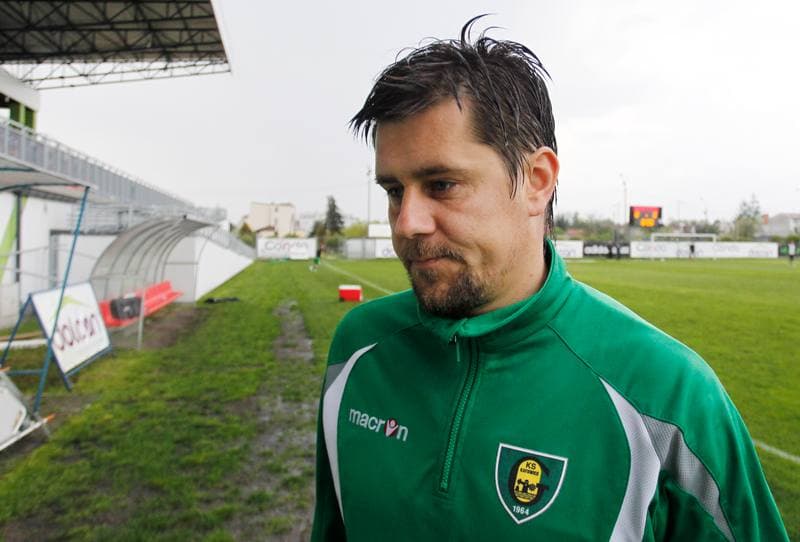 Football. I Liga. Dolcan Zabki - GKS Katowice. 23.04.2014