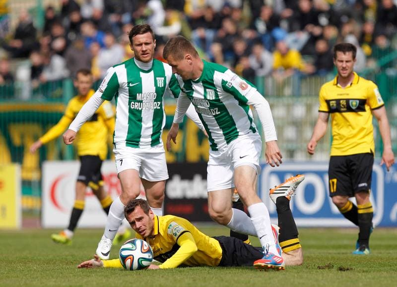 Football. I Liga. Olimpia Grudziadz - GKS Katowice. 17.05.2014
