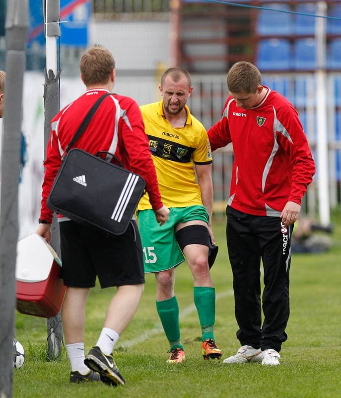 Football. I Liga. Dolcan Zabki - GKS Katowice. 23.04.2014