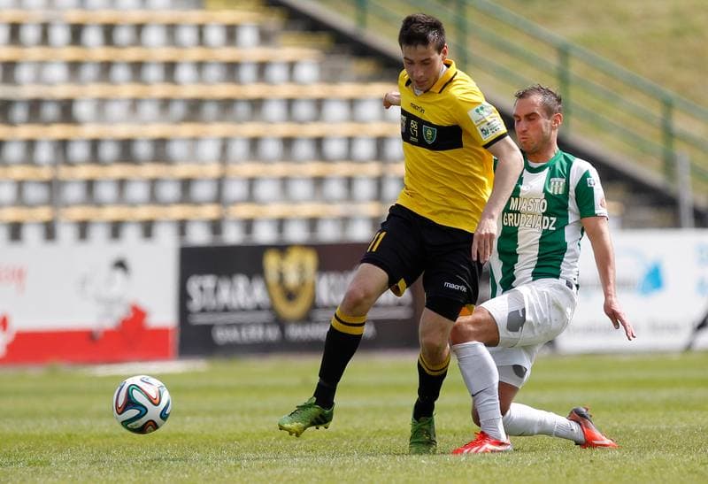 Football. I Liga. Olimpia Grudziadz - GKS Katowice. 17.05.2014