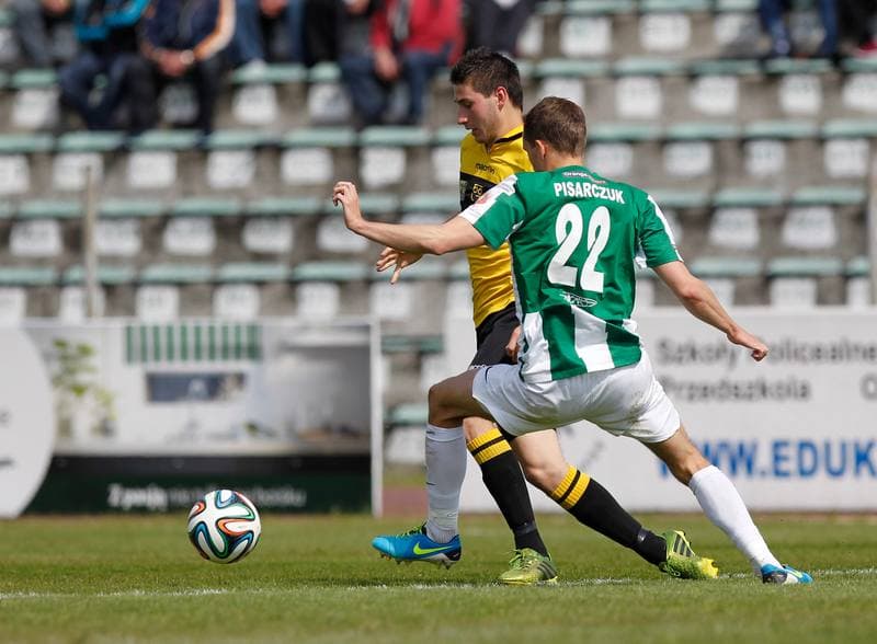 Football. I Liga. Olimpia Grudziadz - GKS Katowice. 17.05.2014