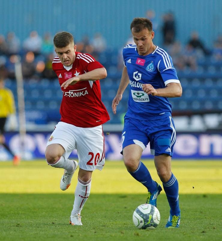 Football. T-Mobile Ekstraklasa. Ruch Chorzow - Wisla Krakow. 19.05.2014