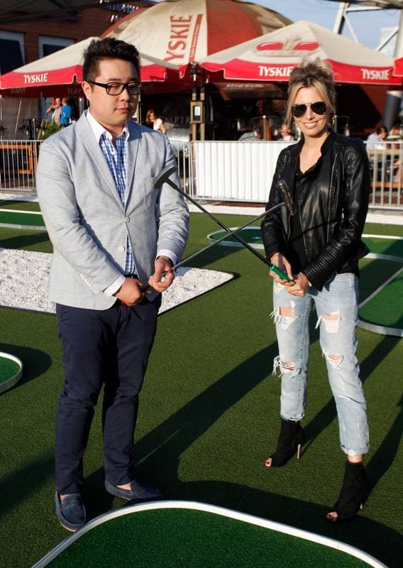 Golf. Pole Mini Golf. VIP Garden Party. 11.07.2014