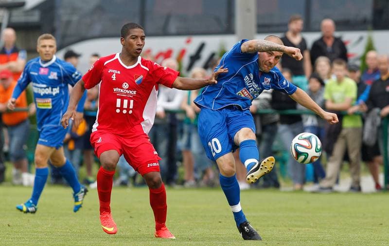 Football. Friendly Match. FC Banik Ostrava - Podbeskidzie Bielsko Biala. 02.07.2014