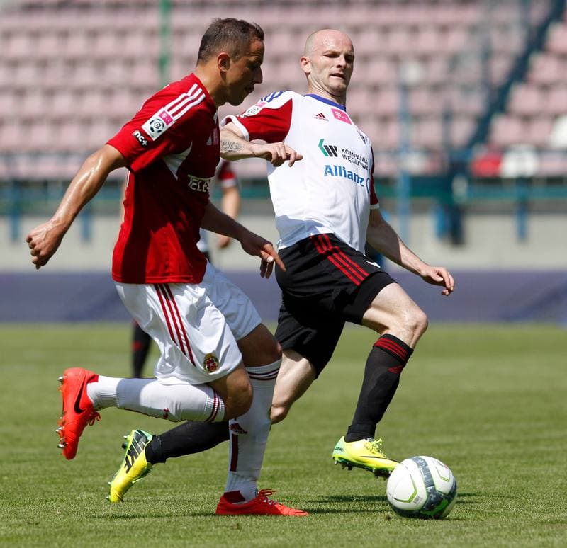Football. T-Mobile Ekstraklasa. Wisla Krakow - Gornik Zabrze. 24.05.2014
