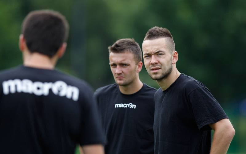 Football. GKS Katowice. Training. 25.01.2015