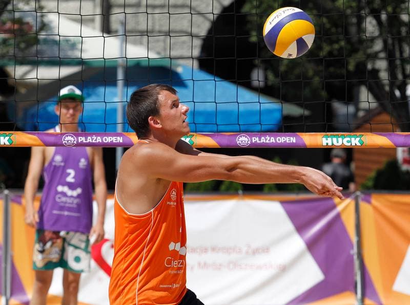 Beach Volleyball. Plaza Open 2014. Jagoda Gruszczynska - Katarzyna Kociulek. 06.07.2014