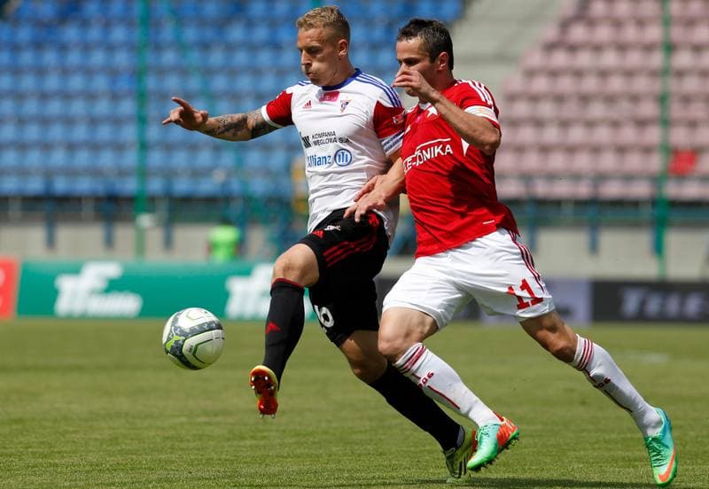 Football. T-Mobile Ekstraklasa. Wisla Krakow - Gornik Zabrze. 24.05.2014