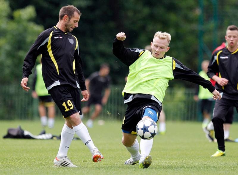 Football. GKS Katowice. Training. 26.06.2014