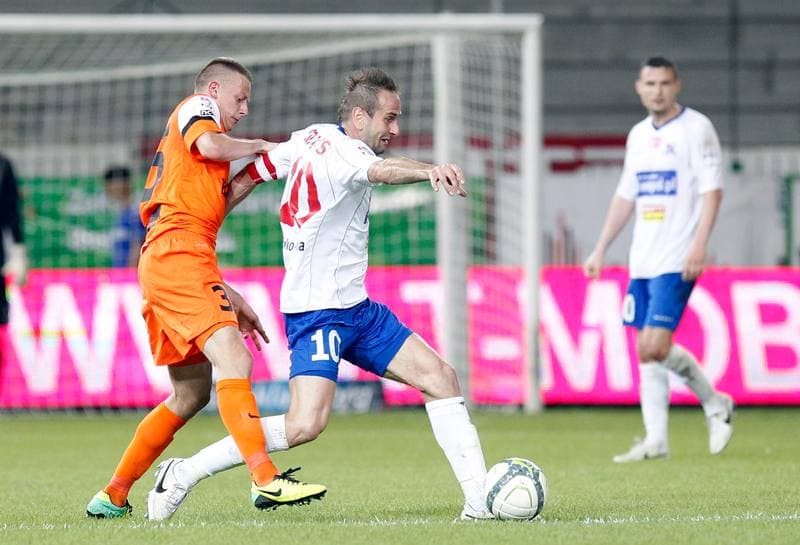 Football. T-Mobile Ekstraklasa. Podbeskidzie Bielsko Biala - Zaglebie Lubin. 27.05.2014