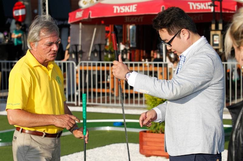 Golf. Pole Mini Golf. VIP Garden Party. 11.07.2014