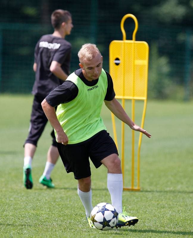 Football. GKS Katowice. Training. 25.01.2015