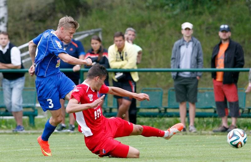 Football. Friendly Match. FC Banik Ostrava - Podbeskidzie Bielsko Biala. 02.07.2014