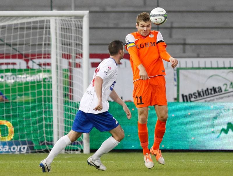 Football. T-Mobile Ekstraklasa. Podbeskidzie Bielsko Biala - Zaglebie Lubin. 27.05.2014