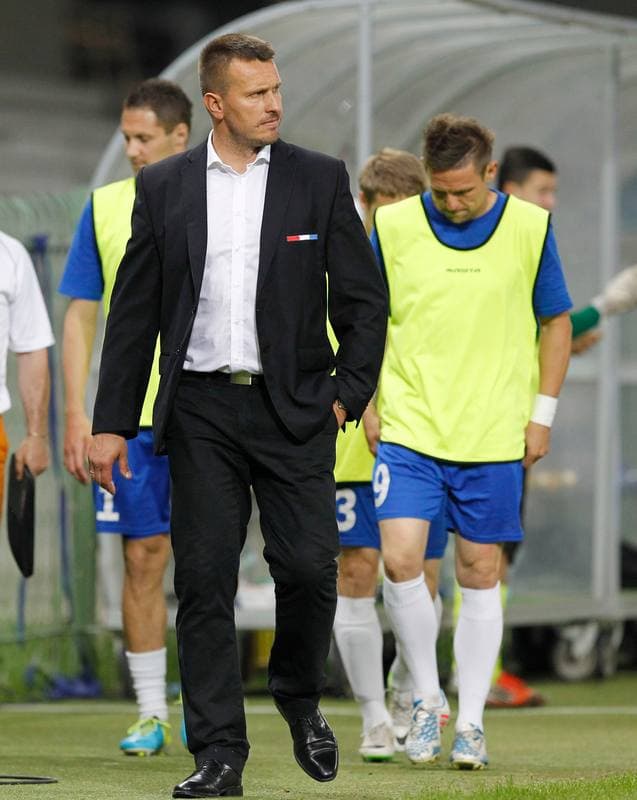 Football. T-Mobile Ekstraklasa. Podbeskidzie Bielsko Biala - Zaglebie Lubin. 27.05.2014
