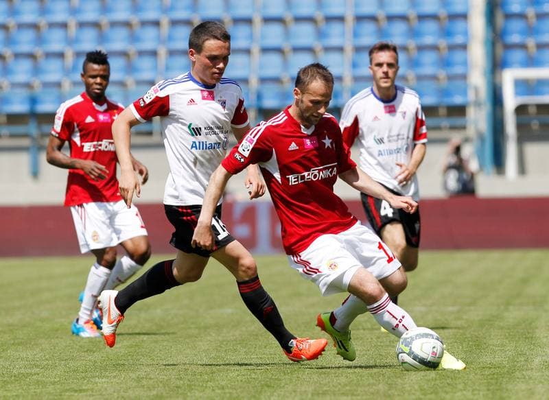 Football. T-Mobile Ekstraklasa. Wisla Krakow - Gornik Zabrze. 24.05.2014