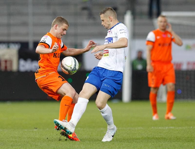 Football. T-Mobile Ekstraklasa. Podbeskidzie Bielsko Biala - Zaglebie Lubin. 27.05.2014