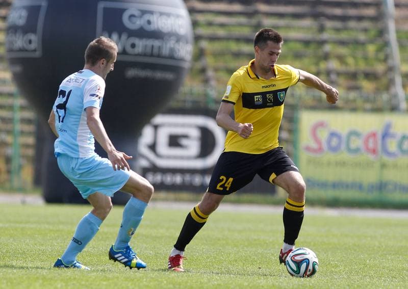 Football. I Liga. Stomil Olsztyn - GKS Katowice. 25.05.2014