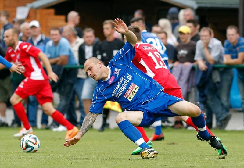Football. Friendly Match. FC Banik Ostrava - Podbeskidzie Bielsko Biala. 02.07.2014