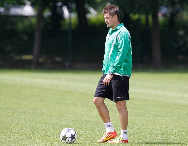 Football. GKS Katowice. Training. 25.01.2015