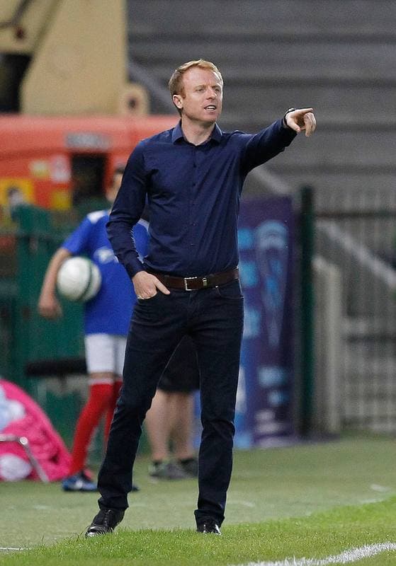 Football. T-Mobile Ekstraklasa. Podbeskidzie Bielsko Biala - Zaglebie Lubin. 27.05.2014