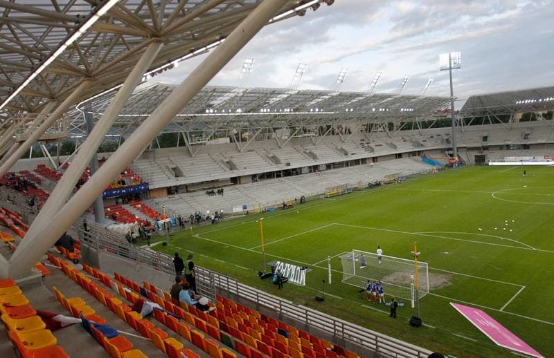 Football. T-Mobile Ekstraklasa. Podbeskidzie Bielsko Biala - Zaglebie Lubin. 27.05.2014