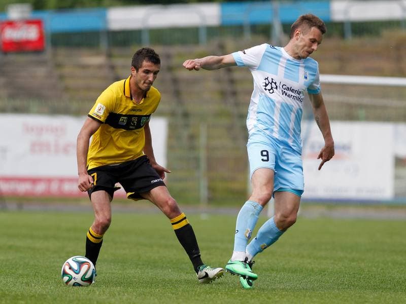 Football. I Liga. Stomil Olsztyn - GKS Katowice. 25.05.2014