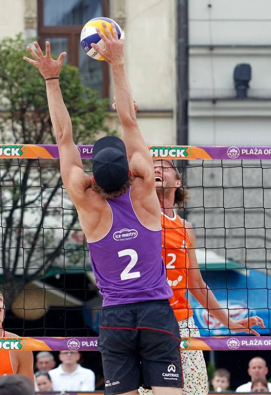 Beach Volleyball. Plaza Open 2014. Jagoda Gruszczynska - Katarzyna Kociulek. 06.07.2014
