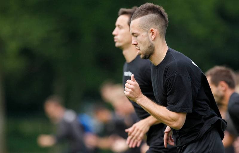 Football. GKS Katowice. Training. 25.01.2015
