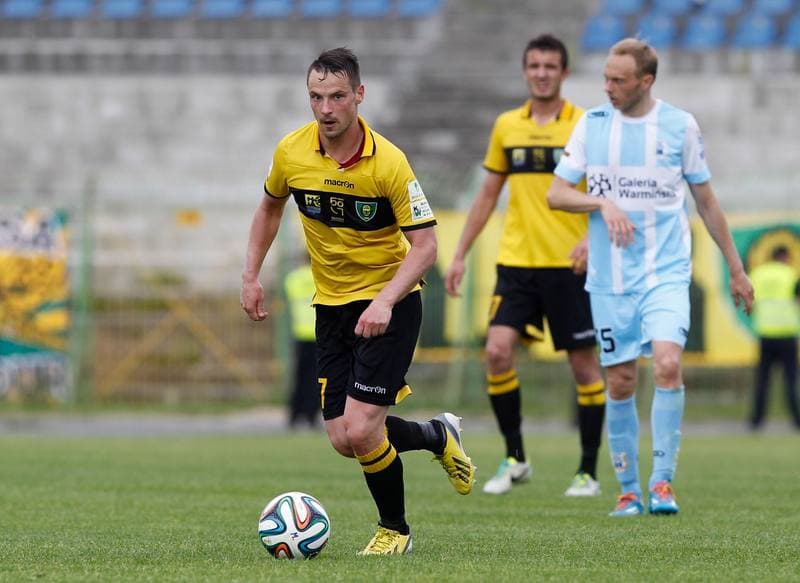 Football. I Liga. Stomil Olsztyn - GKS Katowice. 25.05.2014
