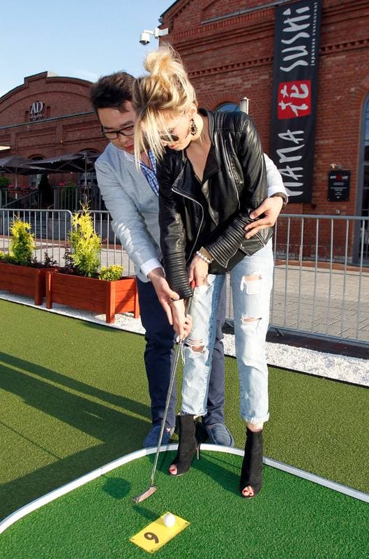 Golf. Pole Mini Golf. VIP Garden Party. 11.07.2014